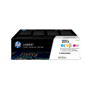 HP 201X CF253XM High Yield Cyan Mgenta Yellow Original LaserJet Toner Cartridge 3 Pack