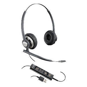 Plantronics EncorePro HW725 203478-01 USB Binaural On-Ear Headset