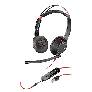 Plantronics 207576-03 BLACKWIRE 5200 USB Type A Corded Noise Cancellation Unified Communication Headset
