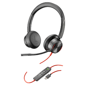 Plantronics BLACKWIRE 8225 214407-01 Premium Corded Unified Communication Headset USB Type C