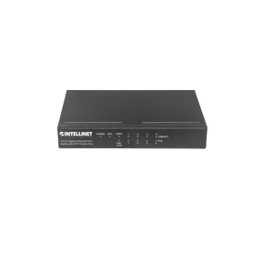 Intellinet 561174 5 Port Gigabit Ethernet PoE+ Switch with SFP Combo Port