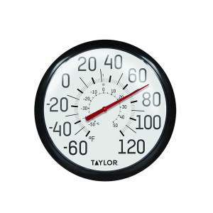 Taylor 6700 13.25" Big And Bold Dial Outdoor Thermometer