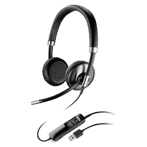 Plantronics 87506-11 C720-M Blackwire Stereo USB Headset