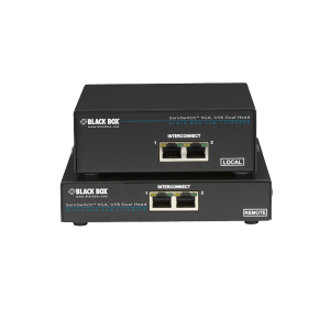 Black Box ACU6201A Dual VGA USB, Dual-Access KVM Extender
