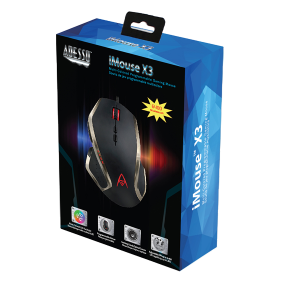 Adesso iMouse X3 Multi Color Programmable Gaming Mouse