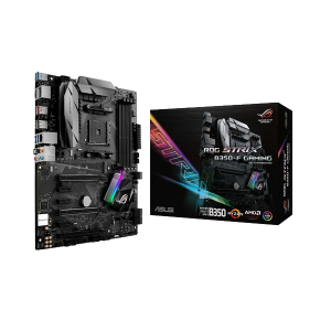 ASUS ROG Strix B350-F Gaming AMD AM4 B350 ATX gaming motherboard with Aura Sync RGB LED, DDR4 3200MHz, M.2, SATA 6Gbps and USB 3.1