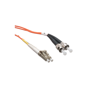 Axiom AXG94571 LC/ST Multimode Duplex OM1 62.5/125 Fiber Optic Cable 15m