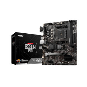 MSI PRO B550MPRO 64GB Memory DDR4 SDRAM Socket AM4 AMD Desktop Motherboard