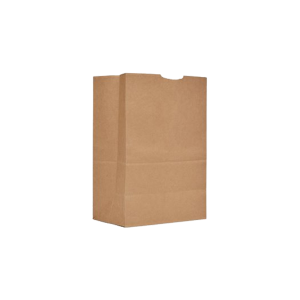GEN BAGSK1657 General Grocery Paper Bags 57 lbs Capacity 1/6 BBL 12"w x 7"d x 17"h 500 Bags