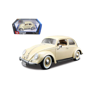 Bburago 12029bg 1955 Volkswagen Beetle Kafer Beige 1/18 Car Model