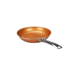 Brentwood BFP-2810C 8 Inch and 10 Inch Non Stick Induction Copper Frying Pan Set