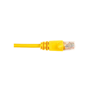 Black Box CAT6PC-003-YL-25PAK 3 Feet CAT6 250-MHz Stranded Ethernet Patch Cable Yellow Pack Of 25