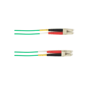 Black Box FOCMP10-007M-LCLC-GN 7 m Colored Fiber OM3 50-Micron Multimode Fiber Optic Patch Cable Green