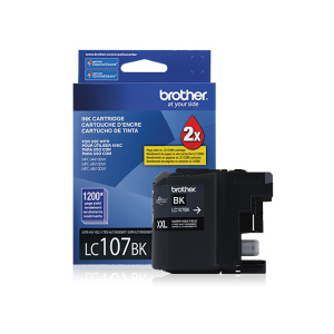 Brother International LC107BK Genuine Innobella Super High Yield Black Ink Cartridge