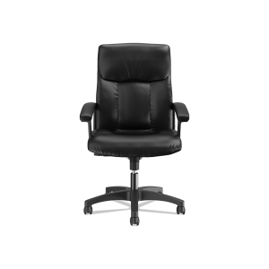 Hon HVL151.SB11 Series Executive High Back Black Leather Chair