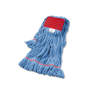 Boardwalk BWK503BLEA Super Loop Wet Mop Head Cotton Synthetic Fiber Large Blue