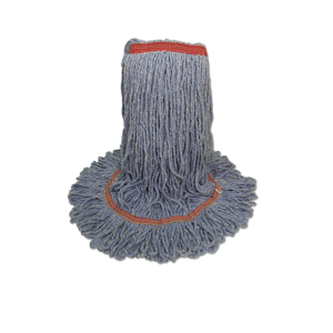 Boardwalk BWK503BLNB Super Loop Wet Mop Head Cotton Synthetic Fiber Large Blue 12/Carton