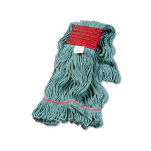 Boardwalk BWK503GNCT Super Loop Wet Mop Head Cotton Synthetic Fiber Large Green 12/Carton