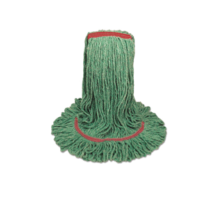 Boardwalk BWK503GNNB Mop Head Premium Standard Head Cotton Rayon Fiber Large Green 12/Carton