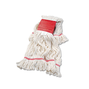 Boardwalk BWK503WHCT Super Loop Wet Mop Head Cotton Synthetic Fiber Large White 12/Carton