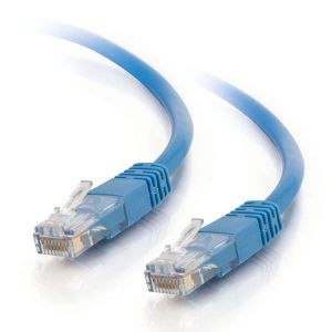 C2G 15164 65ft Cat5e Molded Solid Unshielded UTP Ethernet Network Patch Cable