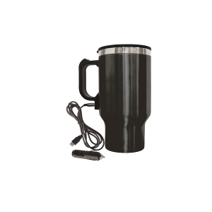 Brentwood CMB-16B Stainless Steel 16oz 12 Volt Heated Travel Mug Black