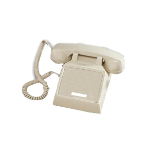 Cortelco ITT-2500NDL-AS Ash Desk No Dial Telephone