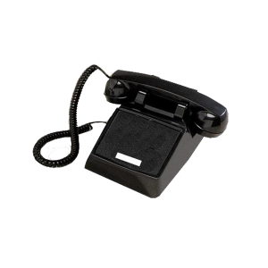 Cortelco ITT-2500NDL-BK Black Desk No Dial Phone