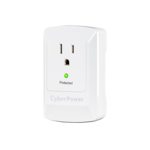 CyberPower CSB100W Essential 1-Outlet Surge Suppressor Wall Tap