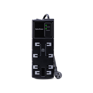 CyberPower CSB806 Essential 8-Outlets Surge Suppressor 6FT Cord