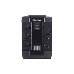 CyberPower CSP600WSU Professional 6 Swivel Outlets Surge