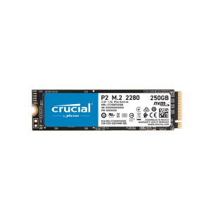 Crucial P2 CT250P2SSD8 250GB M.2 2280 PCI Express 3.0 NVMe Micron 3D NAND Solid State Drive