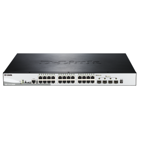 D-Link SmartPro DGS-1510-28XMP 28 ports Gigabit Stackable Smart Managed Switch