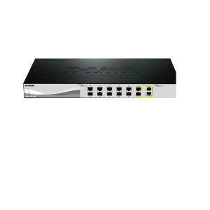 D-Link DXS-1210-12SC 12-Port 10G SFP+ Web Smart Switch including 2 10GBASE-T/SFP+ combo ports