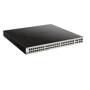 D-Link DGS-1210-52MP 48 Port Gigabit Smart Managed PoE Switch with 4 Gigabit RJ45/SFP COMBO ports