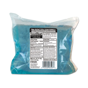 Dial Professional DIA96507  Sweetheart Antibacterial Soap Trans Blue Fresh Scent 800mL Refill 12/Carton