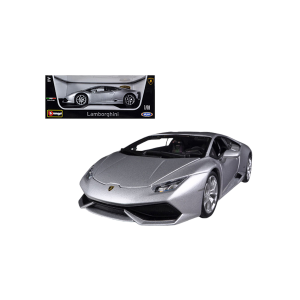 Bburago 11038s Lamborghini Huracan LP610-4 Silver 1/18 Car Model