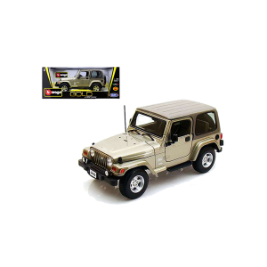 Bburago 12014kha Jeep Wrangler Sahara Khaki 1/18 Car Model