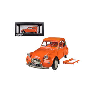 Norev 181514 1976 Citroen 2CV 6 Orange 1/18 Car Model