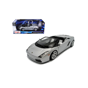 Maisto 31136s Lamborghini Gallardo Spyder Silver 1/18 Model Car