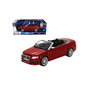 Maisto 31147r Audi RS4 Convertible Red 1/18 Model Car