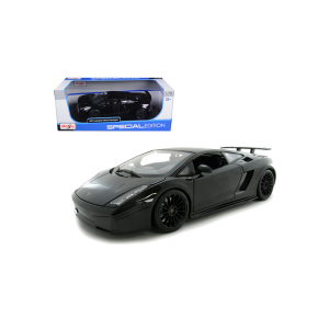 Maisto 31149bk 2007 Lamborghini Gallardo Superleggera Black 1/18 Model Car