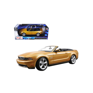 Maisto 31158gld 2010 Ford Mustang Convertible Gold 1/18 Model Car