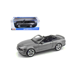 Maisto 31158gry 2010 Ford Mustang GT Convertible Gray 1/18 Model Car