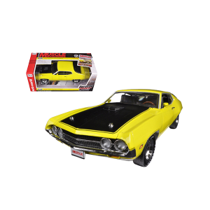 Autoworld AMM1049 1970 Ford Torino Cobra 429 CJ Hemmings Bright Yellow Limited Edition 1254pc 1/18 Car