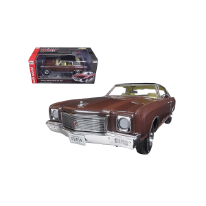 Autoworld AMM1055 1971 Chevrolet Monte Carlo SS 454 Rosewood Metallic Limited Edition to 1002pcs 1/18 Model Car