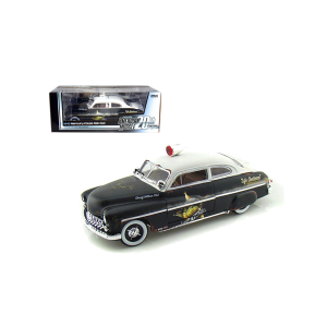 Autoworld AMM961 1949 Mercury Coupe Rat Rod Police Limited Edition 1 of 700 Produced Worldwide 1/18 Model Car
