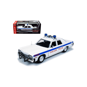 Autoworld AMM987 1974 Dodge Monaco Chicago Department Police Car Limited to 2000pc 1/18 Model Car