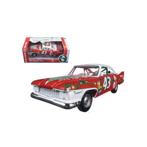 Autoworld AW24003 Richard Petty 1960 Plymouth Fury 2015 Christmas Edition Limited to 1250pc 1/24 Model Car