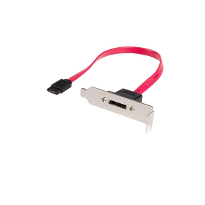 Startech ESATAPLT1LP 1ft Low Profile SATA to eSATA Plate Adapter